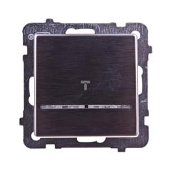 SONATA Łącznik kontrolny 16AX stal inox IP20 ŁP-12RMS/m/37