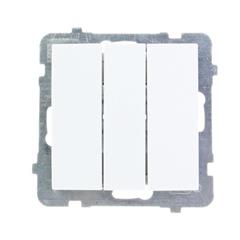 AS Łącznik potrójny biały ŁP-13G/m/00