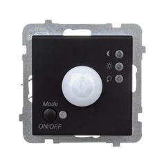SONATA Elektroniczny czujnik ruchu 7m/136 stopni 3200W czarny metalik ŁP-16R/m/33