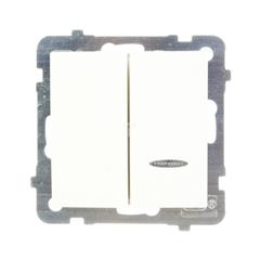 AS Łącznik świecznikowy z podświetleniem ecru ŁP-2GS/m/27