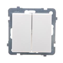 SONATA Łącznik świecznikowy 16AX ecru IP20 ŁP-2R/m/27