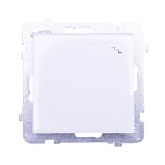 SONATA Łącznik schodowy pojedynczy 16AX biały IP20 ŁP-3R/m/00