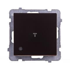 SONATA Łącznik krzyżowy 16AX czekoladowy metalik IP20 ŁP-4R/m/40