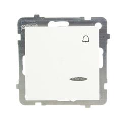 AS Przycisk dzwonek z podświetleniem ecru ŁP-6GS/m/27