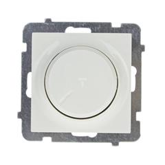 AS Ściemniacz przyciskowo-obrotowy ecru ŁP-8G/m/27