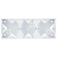 AS Puszka natynkowa potrójna biała PNP-3G/00