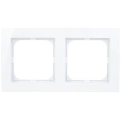 AS Ramka podwójna biała R-2G/00