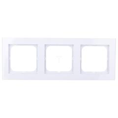 SONATA Ramka potrójna biała pozioma i pionowa R-3R/00