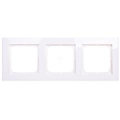 SONATA Ramka potrójna ecru pozioma i pionowa R-3R/27