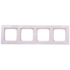 AS Ramka poczwórna ecru R-4G/27