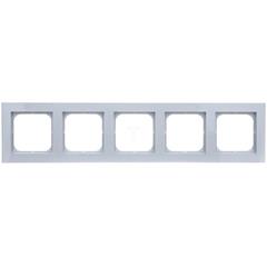 SONATA Ramka pięciokrotna biała pozioma i pionowa R-5R/00