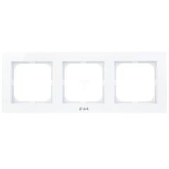AS Ramka potrójna do łączników IP44 biała RH-3G/00