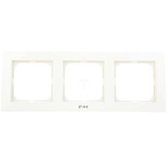 AS Ramka potrójna do łączników IP44 ecru RH-3G/27