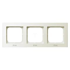 SONATA Ramka potrójna ecru pozioma i pionowa IP44 RH-3R/27