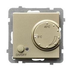 SONATA Regulator temperatury szampański złoty 230V 3200W 5-40°C IP20 RTP-1R/m/39