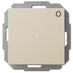 Sentia Przycisk zwierny “światło“ 10A kremowy 1413-11