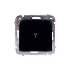 Sentia Przycisk zwierny “światło“ 10A czarny połysk 1413-58