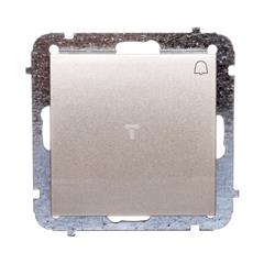 Sentia Przycisk zwierny “dzwonek“ 10A satyna połysk 1414-57