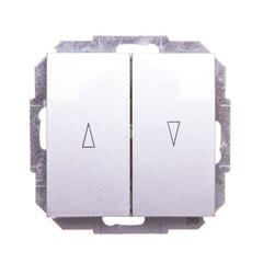 Sentia Łącznik żaluzjowy 2-biegunowy 10A srebrny połysk 1416-56