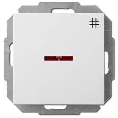 Sentia Łącznik krzyżowy 10A z podświetleniem Biały IP20 1428-10