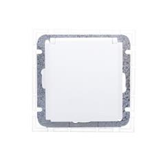 Sentia Gniazdo hermetyczne Schuko pojedyncze 16A IP44 z przesłonami białe 1439-10