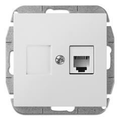 Sentia Gniazdo telefoniczne pojedyncze RJ11 białe 1450-10