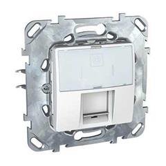 Unica Plus Gniazdo komputerowe RJ45 kat.5 STP biel polarna MGU50.423.18Z