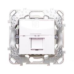 Unica Plus Gniazdo komputerowe RJ45 kat.6 UTP biel polarna MGU50.425.18Z