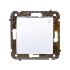 CARLA Przycisk dzwonek biały 1714-10