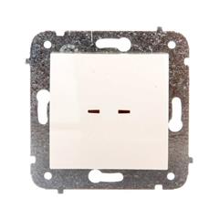 CARLA Łącznik pojedynczy z podświetleniem kremowy 1723-11