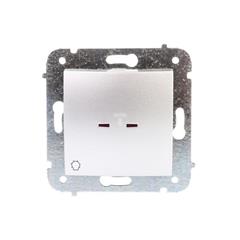 CARLA Przycisk światło z podświetleniem srebrny 1726-16