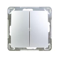 IMPRESJA Łącznik podwojny schodowy srebrny ŁP-10Y/m/18