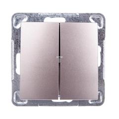 IMPRESJA Przycisk podwójny tytan ŁP-17Y/m/23