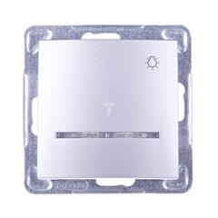 IMPRESJA Przycisk światło srebrny ŁP-5YS/m/18