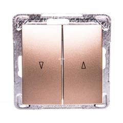 IMPRESJA Łącznik żaluzjowy złoty metalik ŁP-7Y/m/28