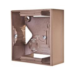 IMPRESJA Puszka natynkowa pojedyncza złoty metalik PNP-1Y/28