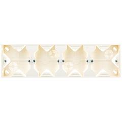 IMPRESJA Puszka natynkowa poczwórna ecrue PNP-4Y/27