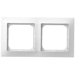IMPRESJA Ramka podwójna biała R-2Y/00