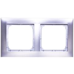 IMPRESJA Ramka podwójna srebrna R-2Y/18