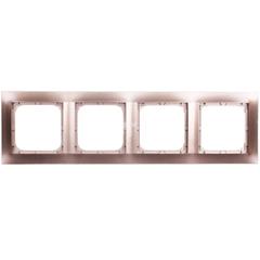 IMPRESJA Ramka poczwórna złoty metalik R-4Y/28