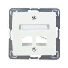 IMPRESJA Obudowa gniazda komputerowego podwójnego ecrue GPK-2YS/p/27