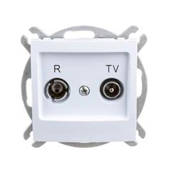 IMPRESJA Gniazdo antenowe RTV końcowe ZAR białe GPA-YK/m/00