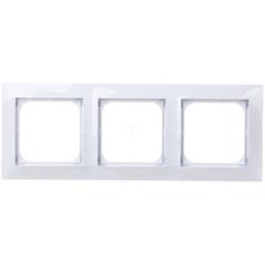 IMPRESJA Ramka potrójna biała R-3Y/00