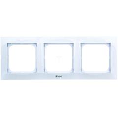 IMPRESJA Ramka potrójna do łączników IP-44 biała RH-3Y/00