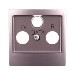 IMPRESJA Pokrywa gniazda antenowego RTV DATA biała P-YD/00