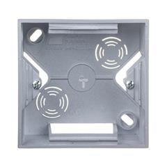 IMPRESJA Puszka natynkowa pojedyncza srebro PNP-1Y/18