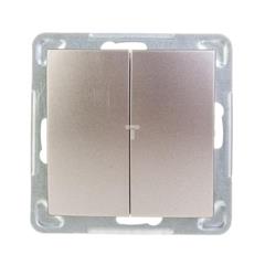 IMPRESJA Łącznik schodowy podwójny  tytan ŁP-10Y/m/23