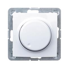 IMPRESJA Ściemniacz przyciskowo-obrotowy biały ŁP-8Y/m/00