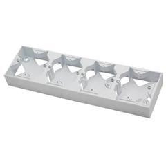 IMPRESJA Puszka natynkowa poczwórna biały PNP-4Y/00