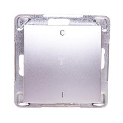 IMPRESJA Łącznik dwubiegunowy srebrny ŁP-11Y/m/18